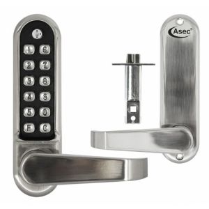 LockMonster AS4300 Series Easy Code Change Digital Lock With Optional Free Passage & 60mm Latch